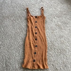 Rust Bodycon Dress